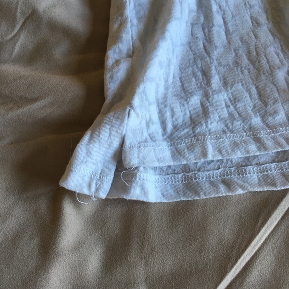 Women’s EVOLUTION AND CREATION White Textured Muscle Tank Top with Mild Crop - Picture 7 of 12